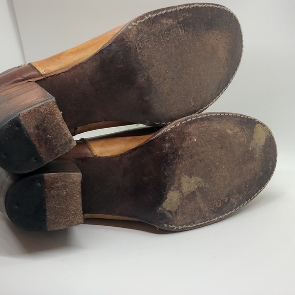 Bed Stu Yell Brown Distressed Booties-Size 11 - Picture 10 of 12